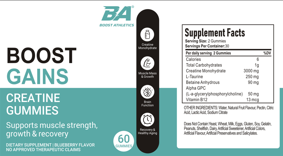 Boost Gains Creatine Gummies — alternate view